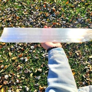 Very large selenite log appx 4.6 lbs